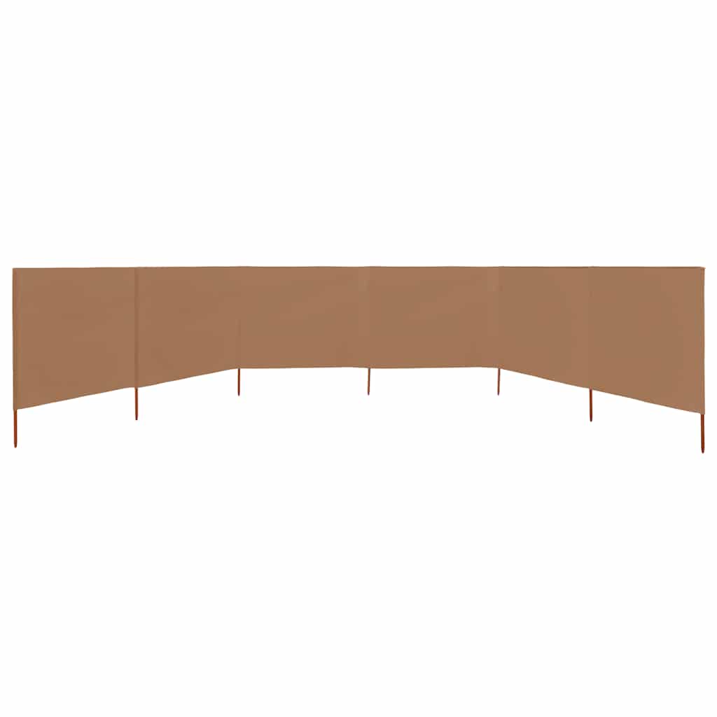 Vidaxl Paradone 6 pannelli 800x160 cm Taupe