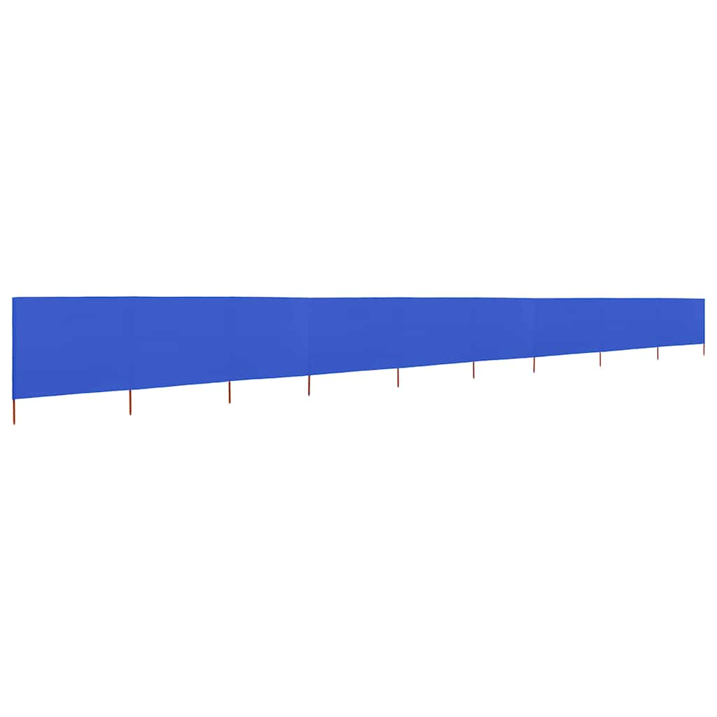 Parabrisas Vidaxl 9 paneles 1200x80 cm tela azul azul