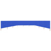 Parabrisas Vidaxl 9 paneles 1200x120 cm tela azul azul