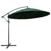 Ombrellone galleggiante Vidaxl con palo in alluminio 3 m verde