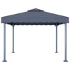 Vidaxl Arbor 300x300 cm Antracite in alluminio