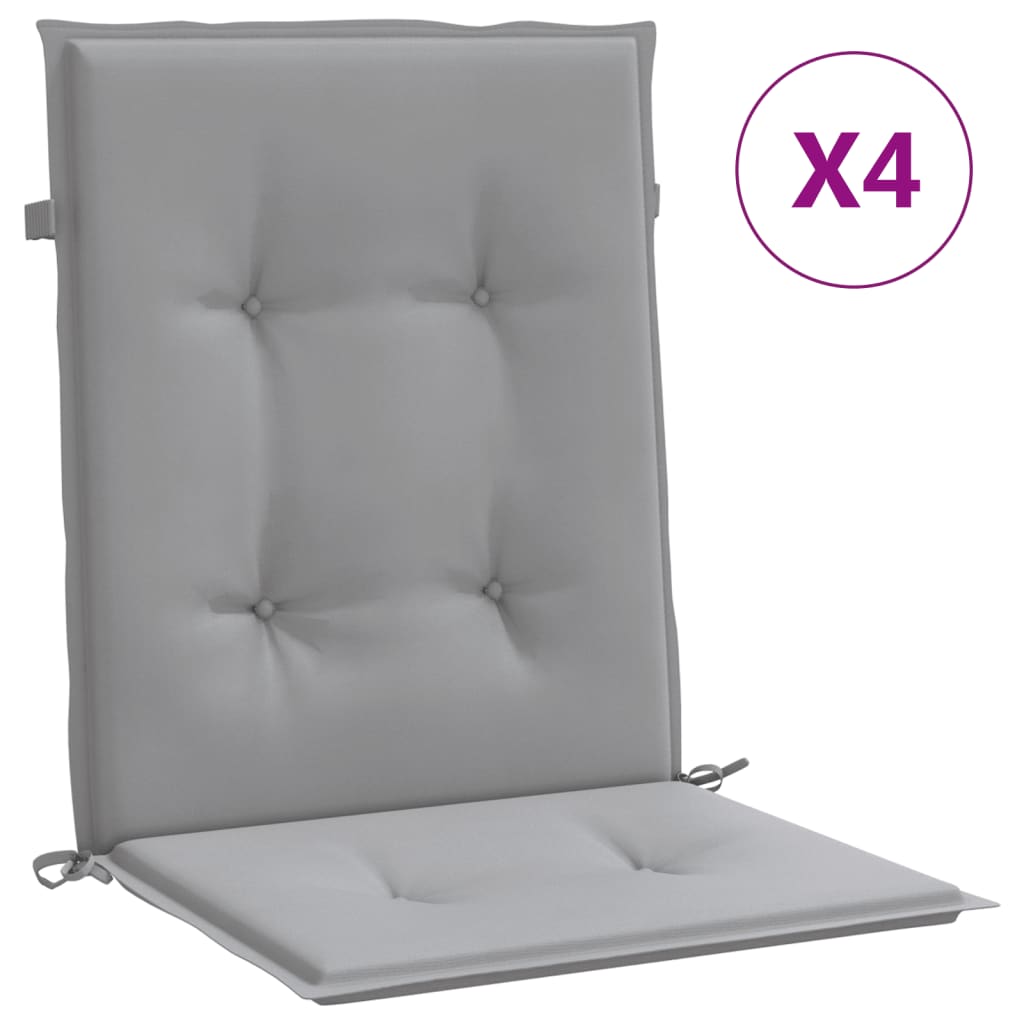 Vidaxl Garden Cushion Lomba posteriore 4 St Oxford Tessuto antracite