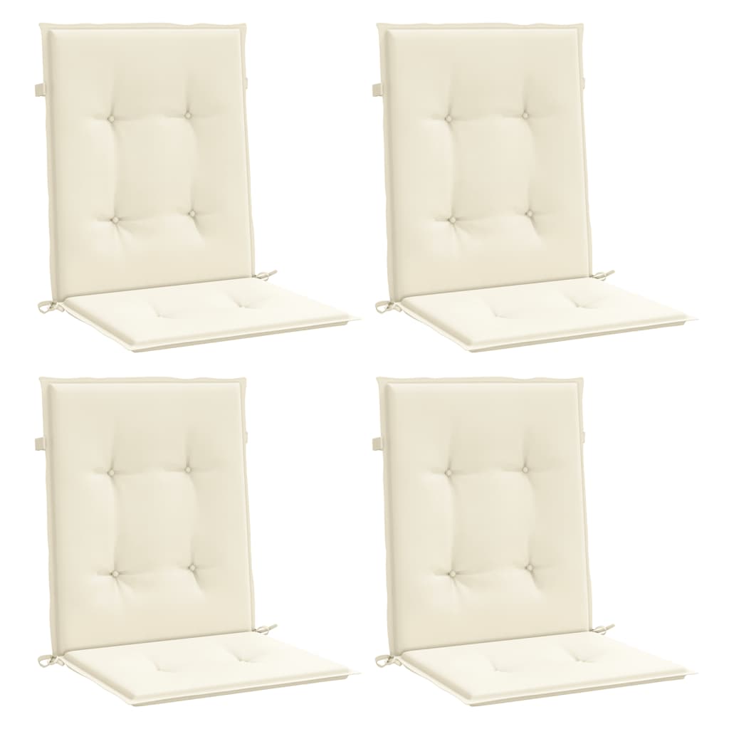Vidaxl tuinstoelkussen lage rug 4 st 100x50x2 cm oxford stof antraciet