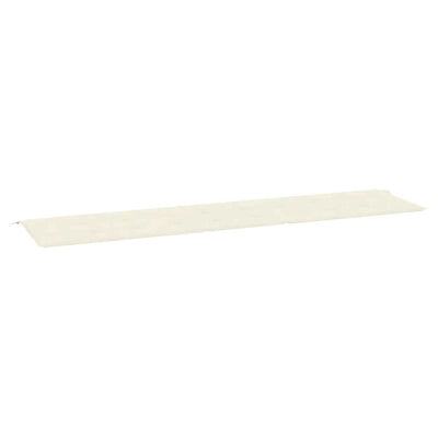 Vidaxl Garden Bench Cushion 200x50x3 CM Oxford Fabric Crème -Coled