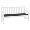Vidaxl tuinbankkussen 200x50x4 cm oxford stof zwart