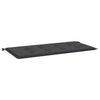 Vidaxl Garden Bench Cushion 100x50x3 cm tessuto oxford nero