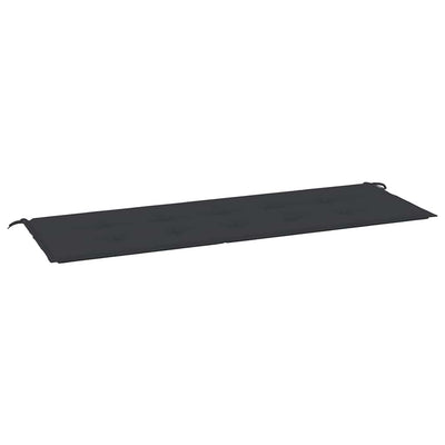 Vidaxl Garden Bench Cushion 150x50x3 CM Oxford Fabric Negro