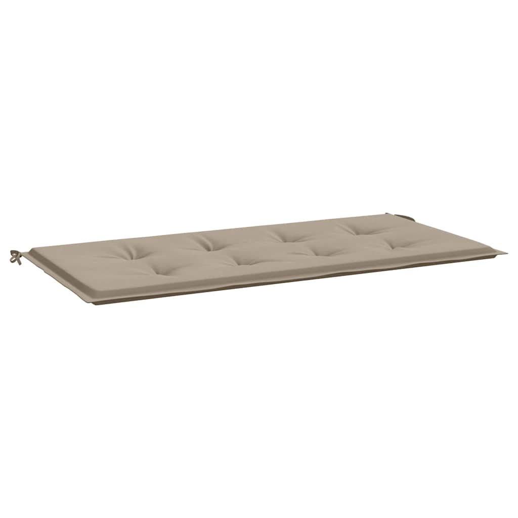 Vidaxl Garden Banch Cushion 100x50x3 cm Tessuto Oxford Taupe