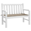 Vidaxl Garden Banch Cushion 100x50x3 cm Tessuto Oxford Taupe