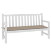 Vidaxl Garden Banch Cushion 150x50x3 cm Tessuto Oxford Taupe