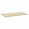 Vidaxl Garden Bench Cushion 100x50x3 cm Tessuto oxford beige