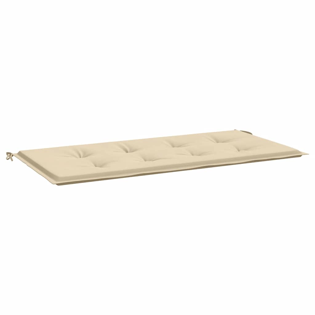 Vidaxl Garden Bench Cushion 100x50x3 cm Tessuto oxford beige