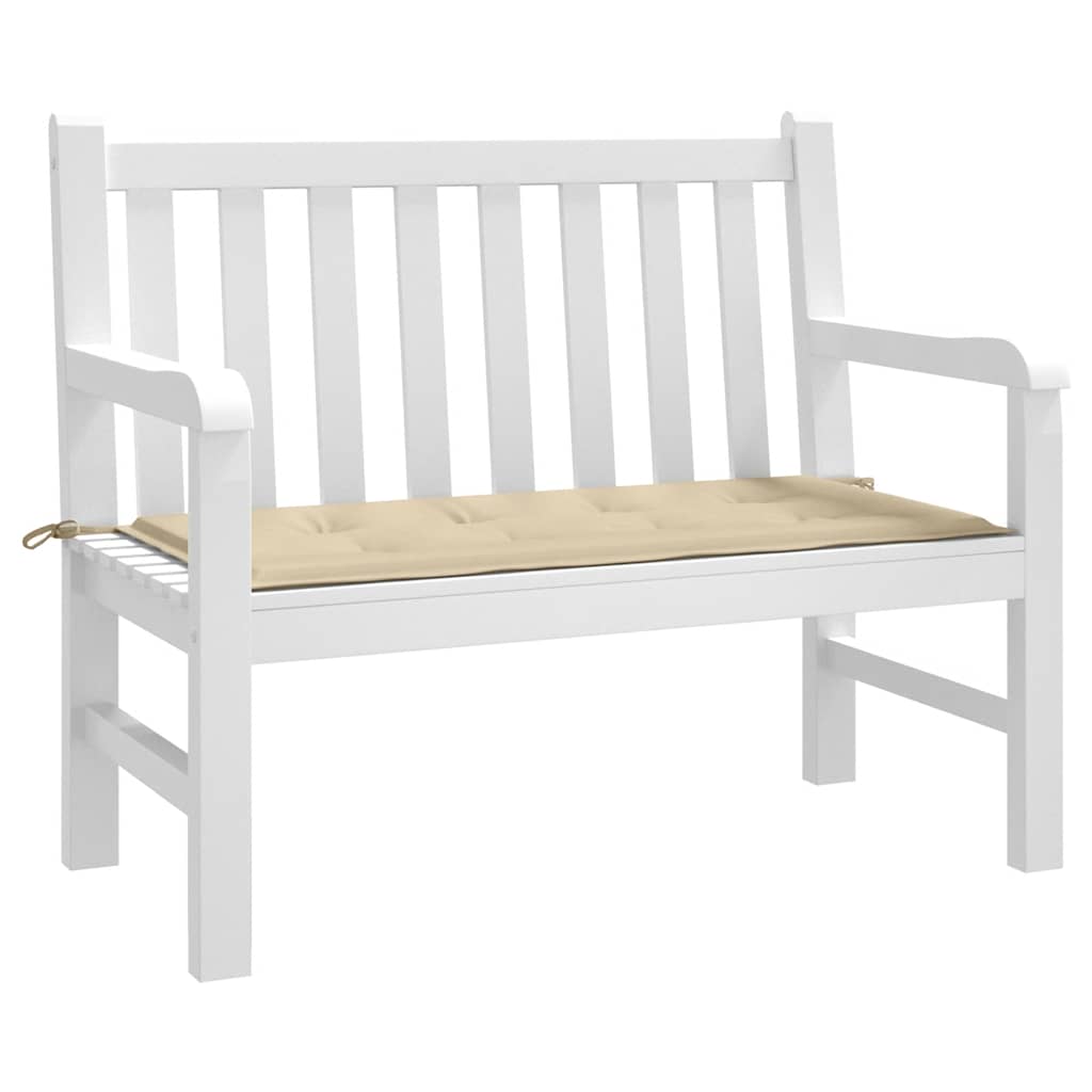 Vidaxl Garden Bench Cushion 100x50x3 cm Tessuto oxford beige