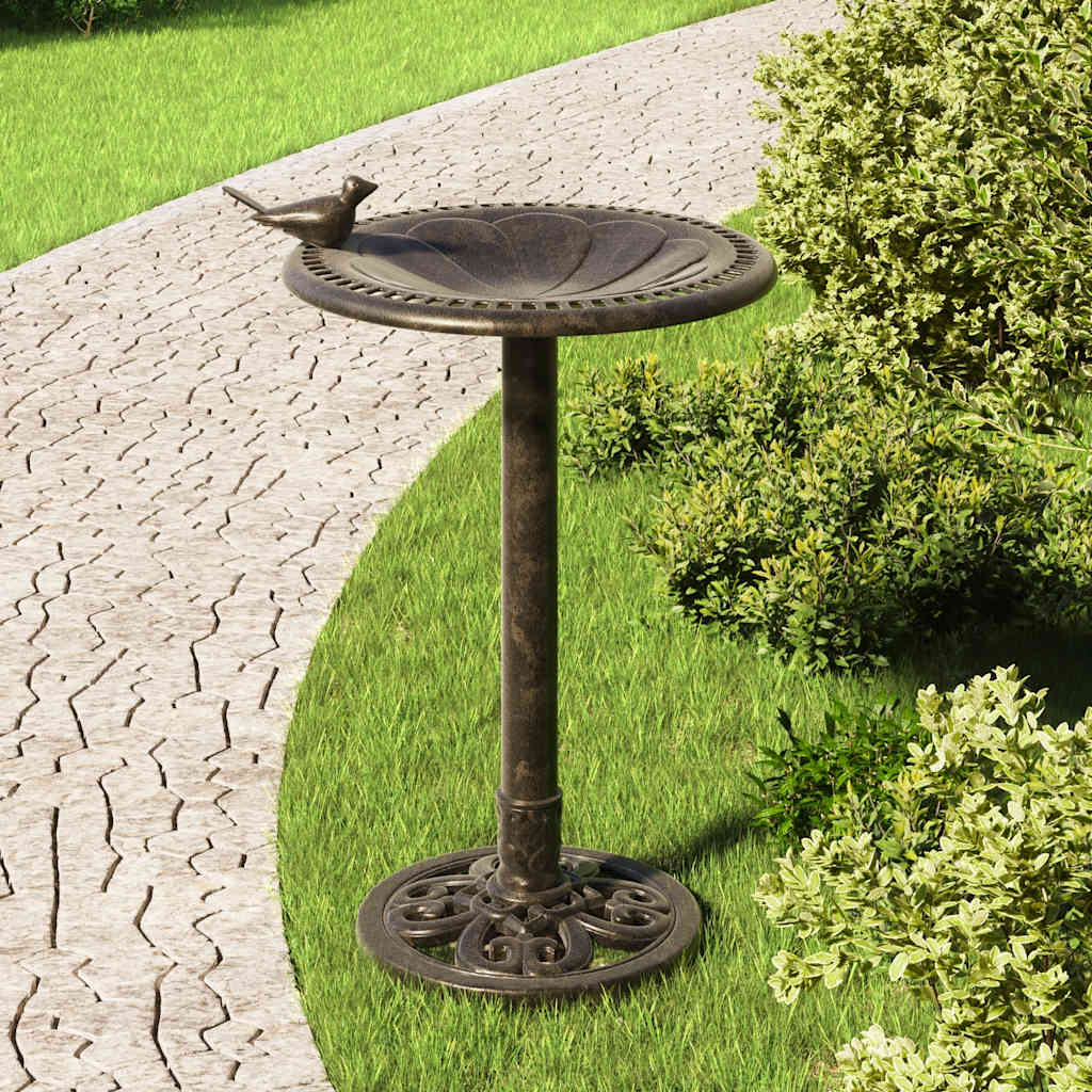 Vidaxl Bath Bath Plastic Bronce
