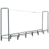 Vidaxl camino 360x35x120 cm Antracite in acciaio