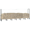 Vidaxl camino 360x35x120 cm Antracite in acciaio