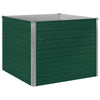 Vidaxl plantenbak verhoogd 100x100x77 cm gegalvaniseerd staal groen