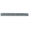 Vidaxl Planning Box elevada 480x80x45 cm de acero galvanizado gris