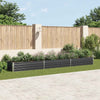 Vidaxl plantenbak verhoogd 480x80x45 cm gegalvaniseerd staal antraciet