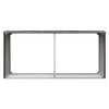 Vidaxl haardhoutschuur 330x92x153 cm gegalvaniseerd staal bruin