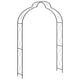 Vidaxl Garden Arch 150x34x240 cm Iron Black