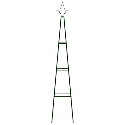 Rack di arrampicata da pianta Vidaxl 2 pezzi 35x35x195 cm di ferro verde scuro