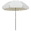 Vidaxl parasol met stalen paal 300 cm zandkleurig