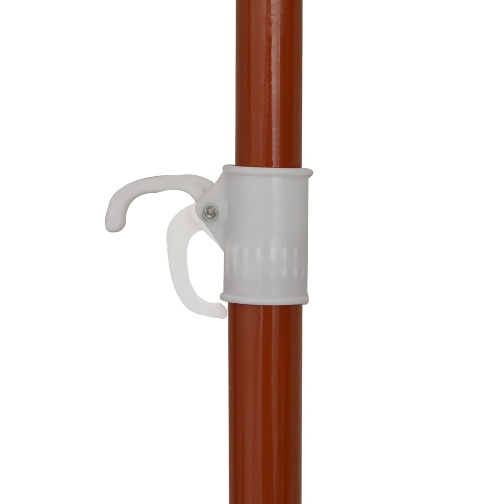 Sombrilla vidaxl con poste de acero 300 cm color topo