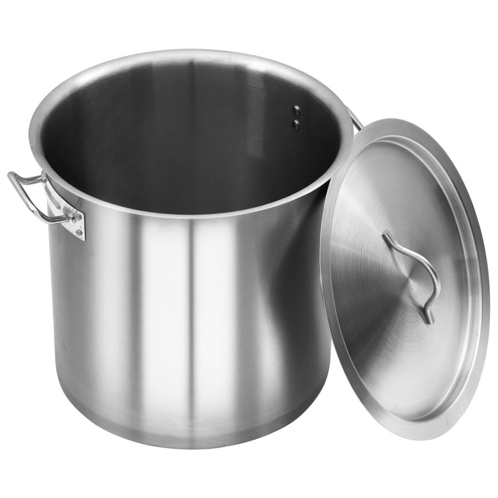 Vidaxl Saucpan 26 L 32x32 cm de acero inoxidable