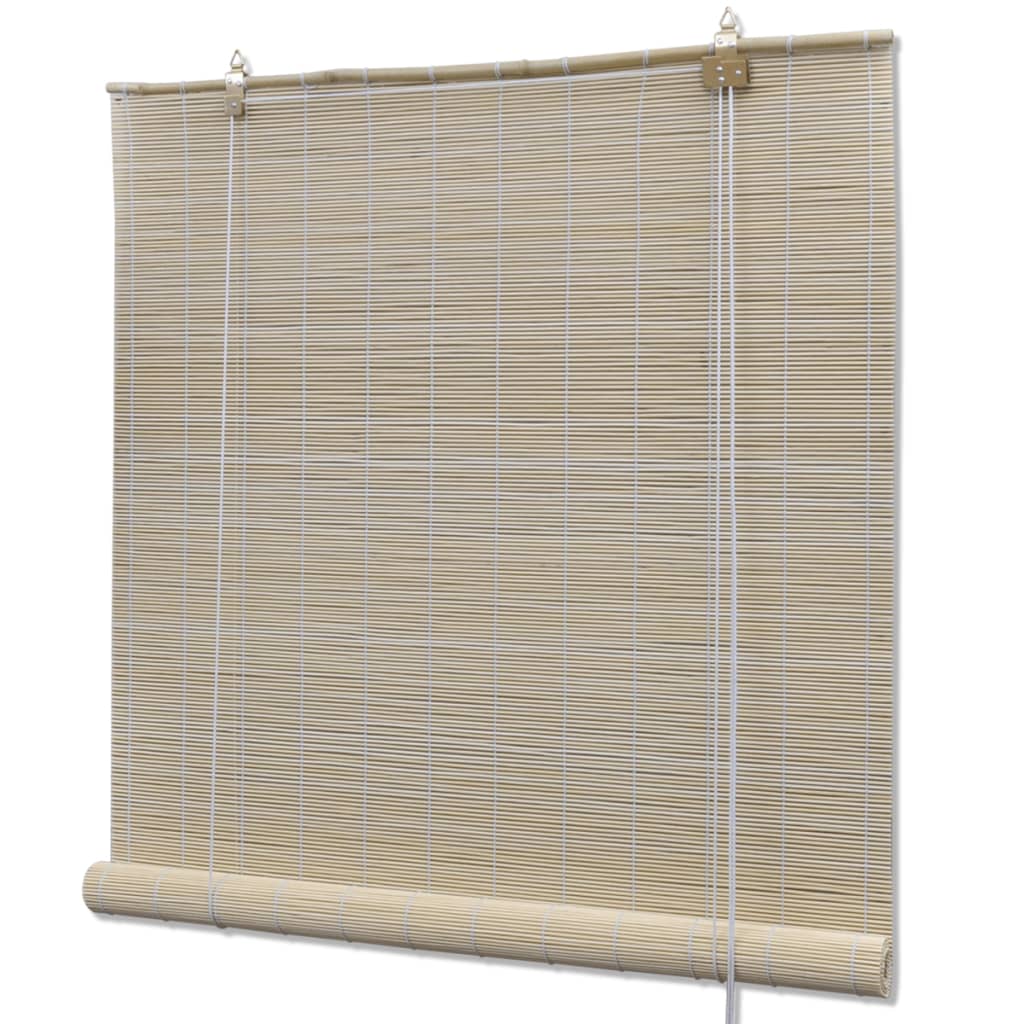 Vidaxl Roller Blinds 4 pezzi 120x160 cm Bamboo Natural