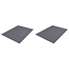 Peos Vidaxl 2 PCS 90x60 CM PVC Gray