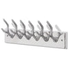 Vidaxl Racks 2 st de aluminio plateado