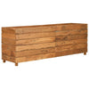 Vidaxl Planter Insertar 150x40x55 cm de teca y acero reciclados