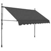 Vidaxl Luifel extensible con LED 250 cm de antracita