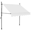Vidaxl Luifel se puede extender manualmente con crema LED de 150 cm -Colorado