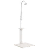 Vidaxl ducha al aire libre madera blanca