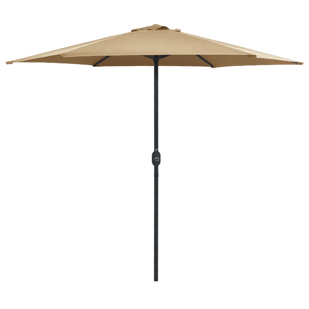 Parasol Vidaxl con polo de aluminio 270x246 cm tope