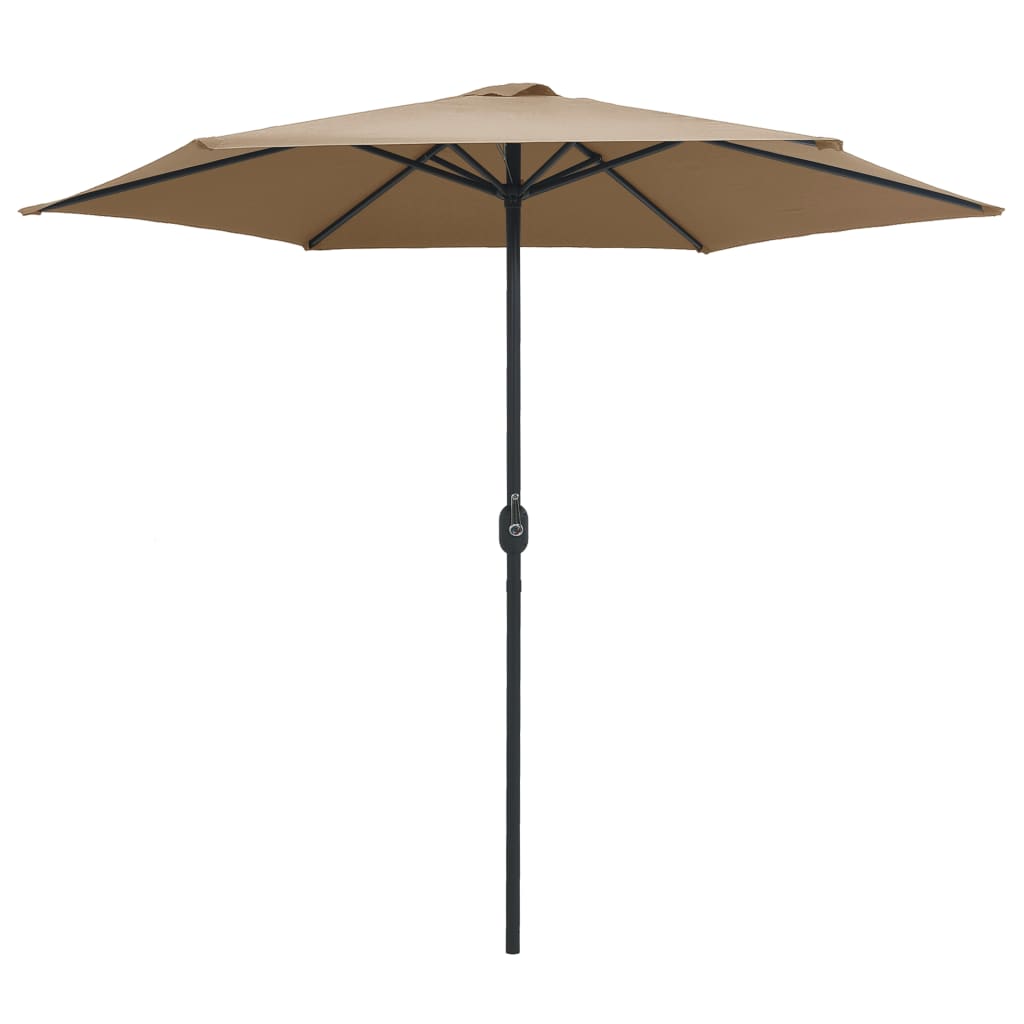 Parasol Vidaxl con polo de aluminio 270x246 cm tope
