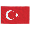 Vidaxl vlag turkije 90x150 cm