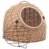 Vidaxl Cat Carrier 60x45x45 CM Willow Willow Madera