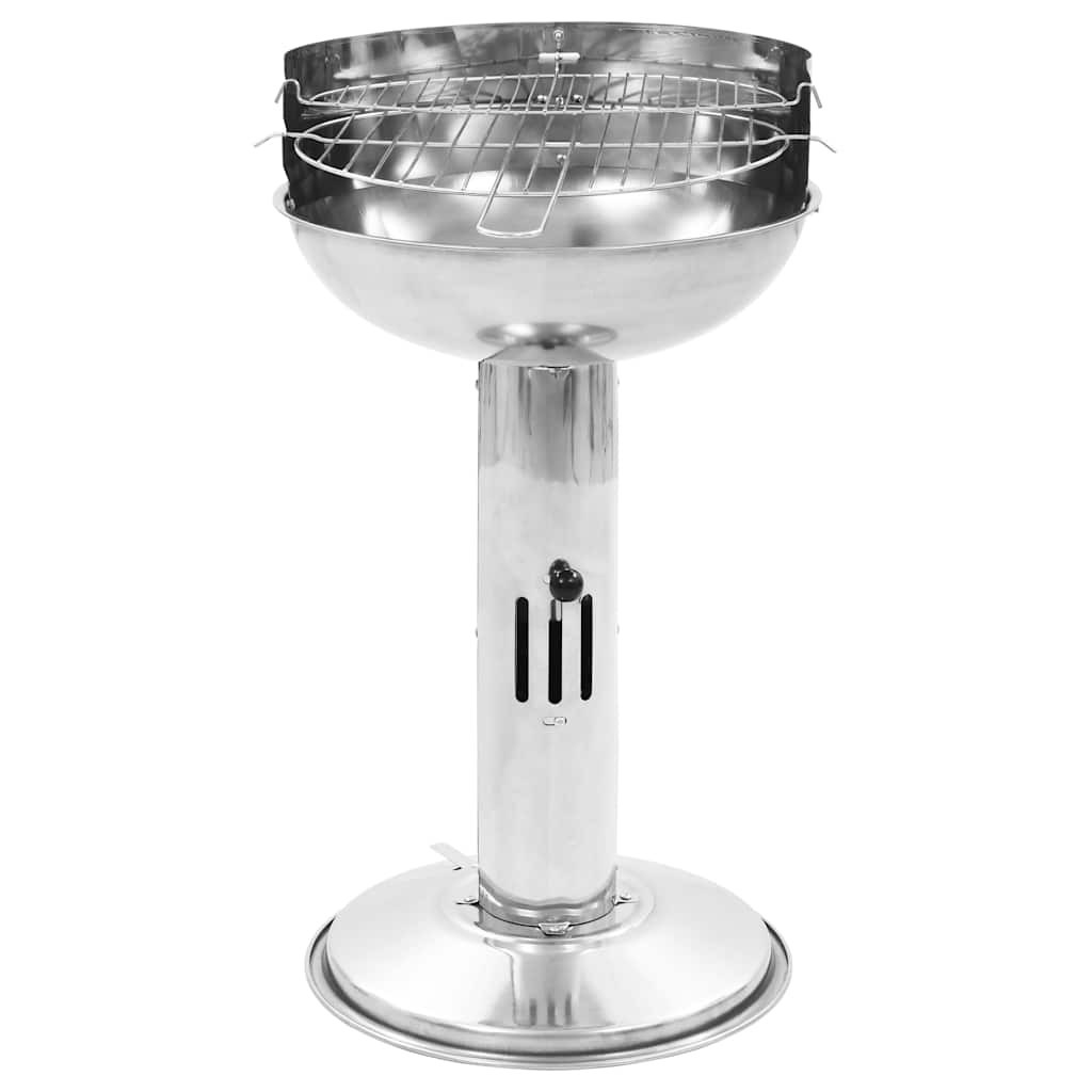 Vidaxl Barbecue Grill en acero inoxidable de carbón de pedestal