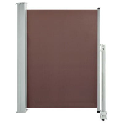 Vidaxl tuinscherm uittrekbaar 100x300 cm bruin