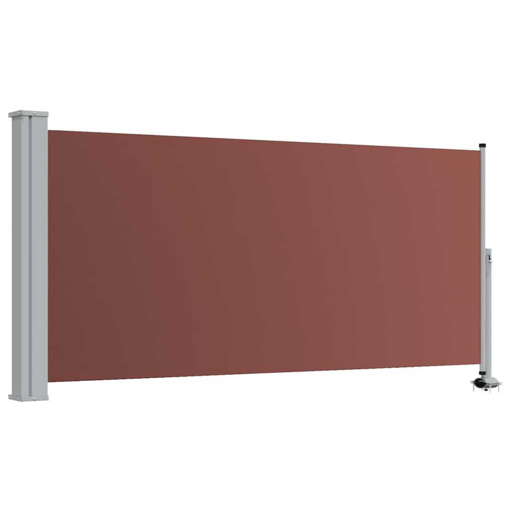 Vidaxx biombo de jardín extensible 120x300 cm marrón