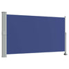 Schermata del giardino Vidaxl estensibile 140x300 cm blu