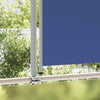 Schermata del giardino Vidaxl estensibile 140x300 cm blu