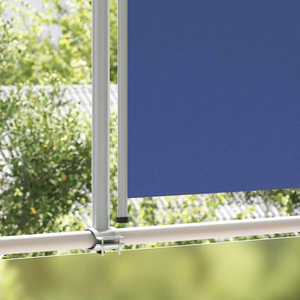 Vidaxl tuinscherm uittrekbaar 140x300 cm blauw