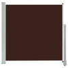 Vidaxl tuinscherm uittrekbaar 160x300 cm bruin