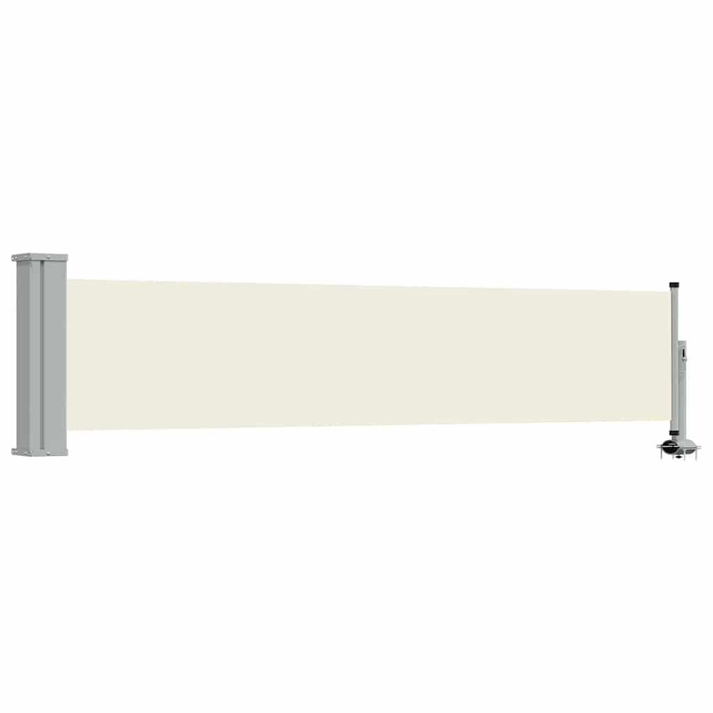 Vidaxl tuinscherm uittrekbaar 60x300 cm crèmekleurig