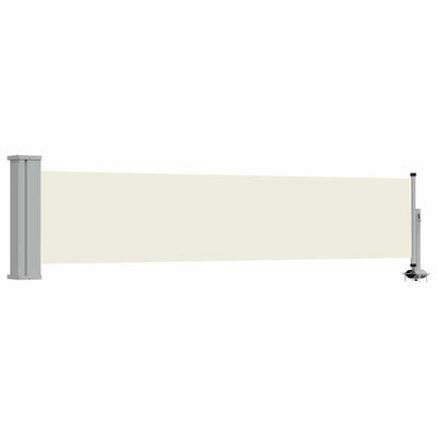Schermo del giardino Vidaxl estendibile da 60x300 cm crema