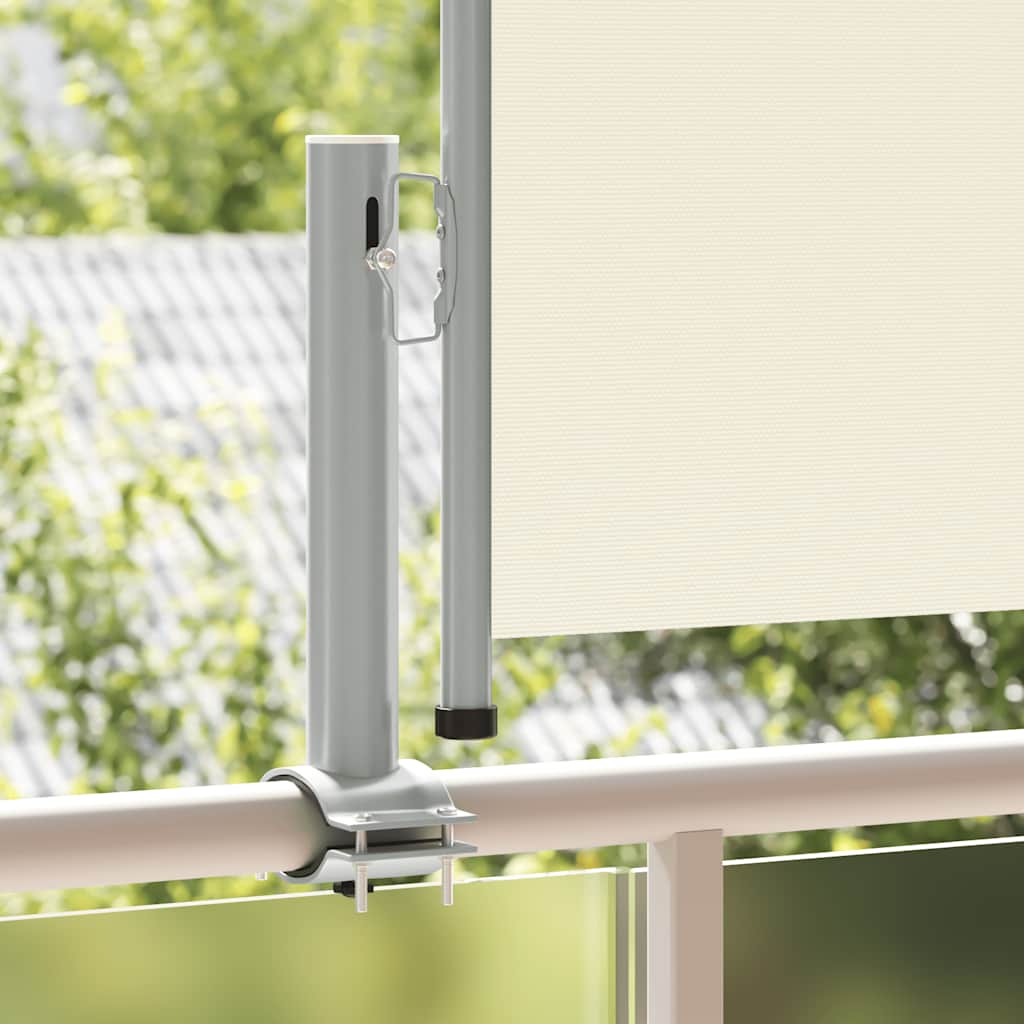 Vidaxl tuinscherm uittrekbaar 60x300 cm crèmekleurig